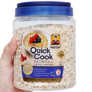 Yến mạch Captain Oats Quick Cook Oatmeal hộp 500g