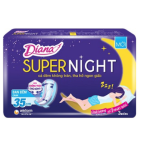 Băng Vệ Sinh Ban Đêm Diana Super Night 35cm
