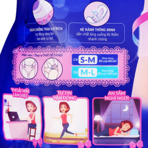 Băng vệ sinh Diana Sensi băng quần size M-L