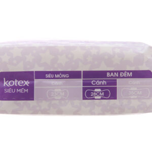 Băng vệ sinh ban đêm Kotex siêu mềm 4 miếng