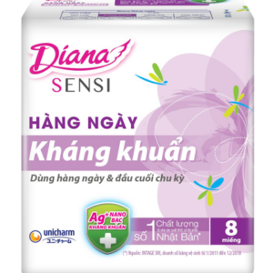 Băng vệ sinh Diana Hàng ngày kháng khuẩn 8 miếng
