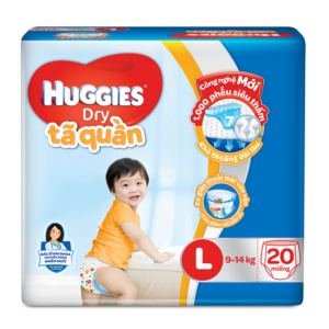 Tã - bỉm quần Huggies L20 (9-14kg)