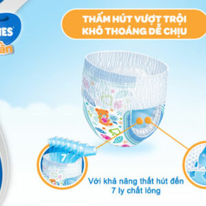 Bỉm quần huggies M 40 miếng cho bé từ 6-11kg