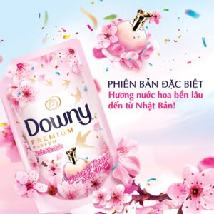Nước Xả Vải Downy Vườn Đào Xuân Dạng Túi 1.5L