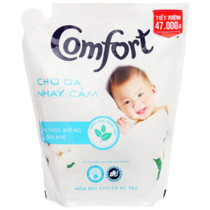 Nước xả vải Comfort em bé cho da nhạy cảm dịu nhẹ 100% nguồn gốc thực vật 2.8l