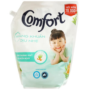 Nước xả vải em bé Comfort kháng khuẩn dịu nhẹ chiết xuất tràm trà thiên nhiên túi 2.8l