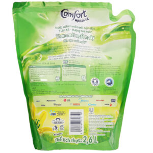 Nước xả vải Comfort một lần xả hương gió xuân túi 2.6 lít