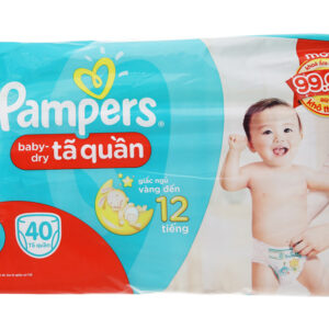 Tã quần Pampers Baby Dry size M 40 miếng (cho bé 7 - 12kg)