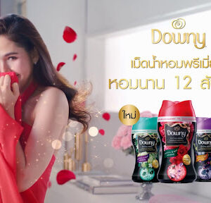 Viên xả vải khô downy Thái Lan (hoa hồng) 150g