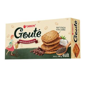 Bánh quy Gouté cà phê cốt dừa hộp 142g