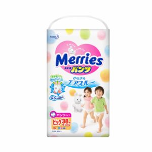 Bỉm tã quần Merries size XL 38 miếng (12-22kg)
