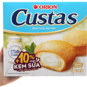 Bánh kem sữa Custas hộp 282g (12 cái)