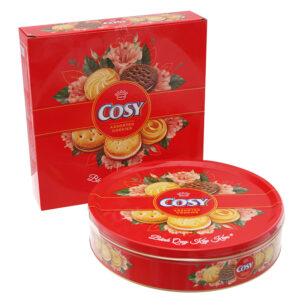 Bánh quy kẹp kem thập cẩm Cosy hộp 378g