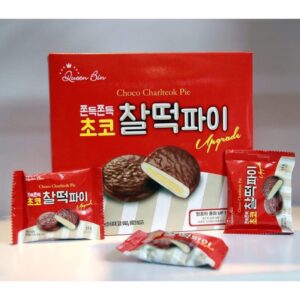 Hộp Bánh Choco Charlteok Pie Bánh Chocopie Queen Bin 310Gr