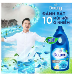 Nước xả vải Downy Làn gió mát Chai 900ml