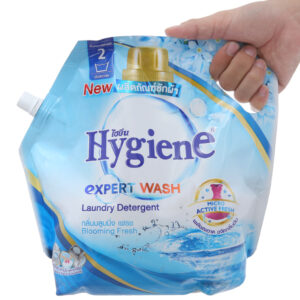 Nước giặt xả Hygiene xanh hương hoa nhẹ nhàng túi 1.8 lít