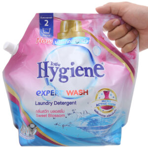 Nước giặt xả Hygiene hồng hương hoa nhẹ nhàng túi 1.8 lít
