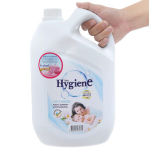 Nước xả cho bé Hygiene Soft White hương hoa can 3.5 lít