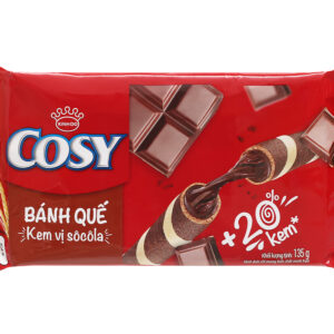 Bánh quế vị kem sô cô la Cosy gói 132g