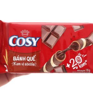 Bánh quế vị kem sô cô la Cosy gói 132g