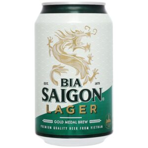 Thùng 24 lon bia Sài Gòn Lager 330ml