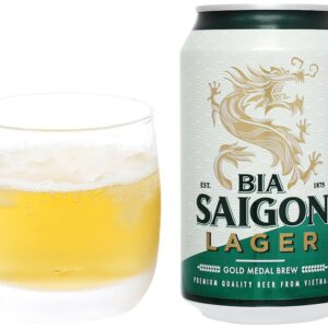 Thùng 24 lon bia Sài Gòn Lager 330ml
