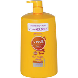 Dầu gội Sunsilk Mềm Mượt Diệu Kỳ 1.4kg dành cho tóc khô xơ với tinh dầu Argan hiện đại