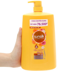 Dầu gội Sunsilk Mềm Mượt Diệu Kỳ 1.4kg dành cho tóc khô xơ với tinh dầu Argan hiện đại