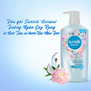 Dầu gội Sunsilk thiên nhiên 650gr:Ngăn rụng tóc